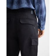 Picture of SCOTCH&SODA MEN'S HARPER- GARMENT-DYED COTTON BLEND LOOSE TAPERED CARGO IN NAVY 6
