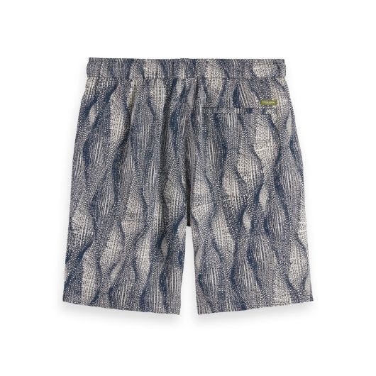 Показвай детайлите за SCOTCH&SODA MEN'S FAVE2 - PRINTED TENCEL REGULAR FIT BERMUDA SHORT IN BROWN MULTICOLOUR Снимка на SCOTCH&SODA MEN'S FAVE2 - PRINTED TENCEL REGULAR FIT BERMUDA SHORT IN BROWN MULTICOLOUR