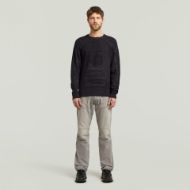 Picture of G-STAR MEN'S 3D BIKER R KNITTED SWEATER IN GREY 5