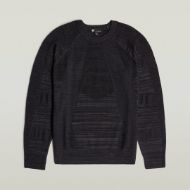 Picture of G-STAR MEN'S 3D BIKER R KNITTED SWEATER IN GREY 6