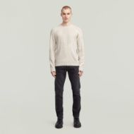 Picture of G-STAR MEN'S 3D BIKER R KNITTED SWEATER IN BEIGE 5