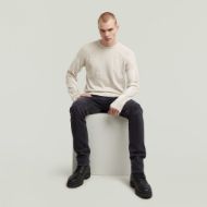 Picture of G-STAR MEN'S 3D BIKER R KNITTED SWEATER IN BEIGE 3