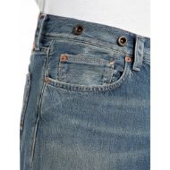 Picture of REPLAY MEN'S BWAII RELAXED-FIT JEANS 12 OZ DEEP INDIGO COTTON DENIM IN MEDIUM BLUE 7