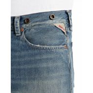 Picture of REPLAY MEN'S BWAII RELAXED-FIT JEANS 12 OZ DEEP INDIGO COTTON DENIM IN MEDIUM BLUE 5