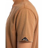 Picture of REPLAY MEN'S REGULAR-FIT PIQUÉ POLO-SHIRT IN BRANDY 4