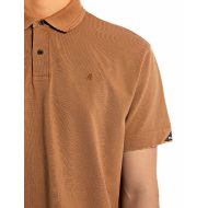 Picture of REPLAY MEN'S REGULAR-FIT PIQUÉ POLO-SHIRT IN BRANDY 5
