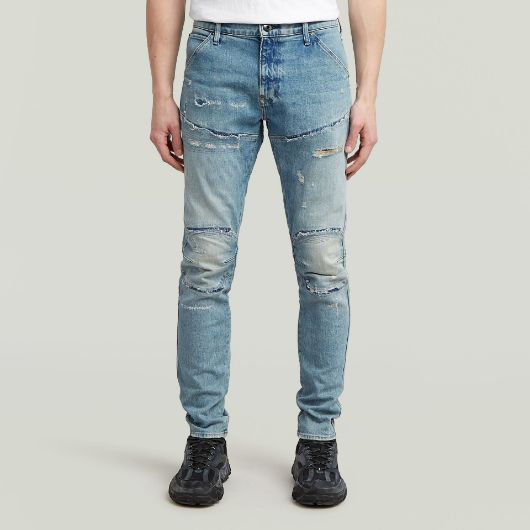 Показвай детайлите за G-STAR МЪЖКИ ДЕНИМ 5620 3D SKINNY JEANS В СИНЬО 1 - FanPoint Снимка на G-STAR МЪЖКИ ДЕНИМ 5620 3D SKINNY JEANS В СИНЬО 1