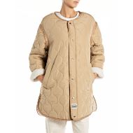 Снимка на REPLAY ДАМСКО ЯКЕ 3 LAYER COATED JACKET В БЕЖОВО 1