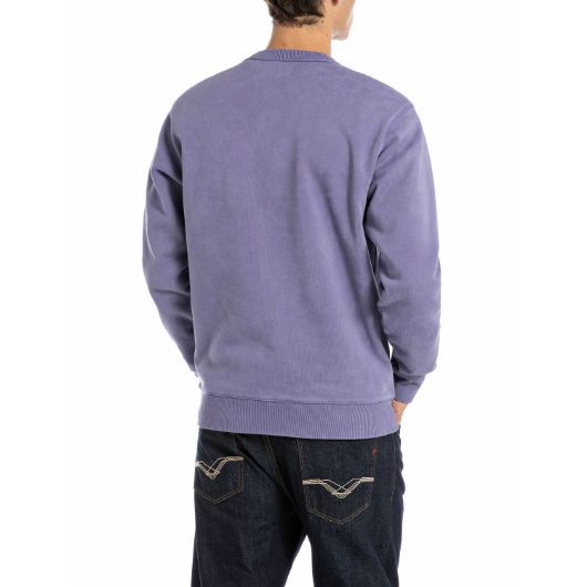Показвай детайлите за REPLAY МЪЖКИ СУИТШЪРТ CREW-NECK BRUSHED COTTON SWEATSHIRT В ЛИЛАВО 2 - FanPoint Снимка на REPLAY МЪЖКИ СУИТШЪРТ CREW-NECK BRUSHED COTTON SWEATSHIRT В ЛИЛАВО 2