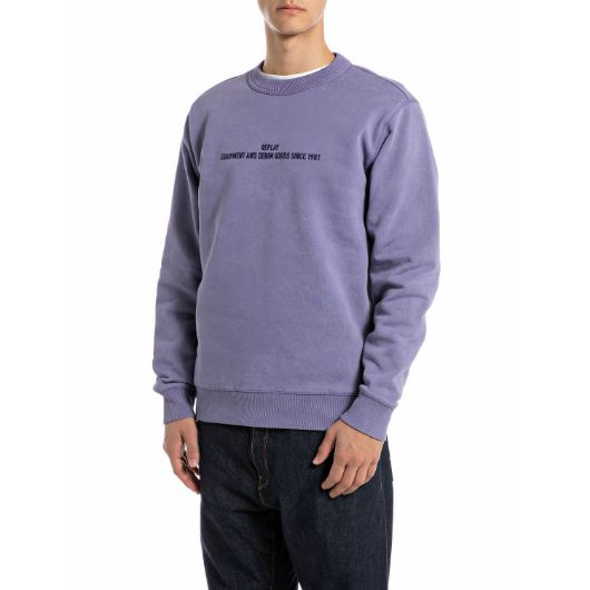 Показвай детайлите за REPLAY МЪЖКИ СУИТШЪРТ CREW-NECK BRUSHED COTTON SWEATSHIRT В ЛИЛАВО 1 - FanPoint Снимка на REPLAY МЪЖКИ СУИТШЪРТ CREW-NECK BRUSHED COTTON SWEATSHIRT В ЛИЛАВО 1