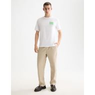 Picture of SCOTCH&SODA MEN'S REGULAR FIT FRONT + BACK AW T-SHIRT IN WHITE 7