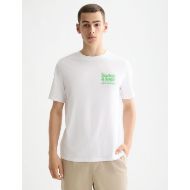 Picture of SCOTCH&SODA MEN'S REGULAR FIT FRONT + BACK AW T-SHIRT IN WHITE 4