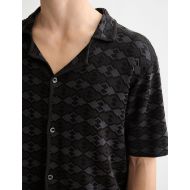 Picture of SCOTCH&SODA MEN'S TONE ON TONE KNITTED POLO IN MINI DIAMOND 6