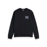 Снимка на SCOTCH&SODA MEN'S FRONT + BACK ARTWORK SWEATSHIRT IN DARK GREY 1