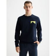 Снимка на SCOTCH&SODA MEN'S FRONT + BACK ARTWORK SWEATSHIRT IN NAVY 4
