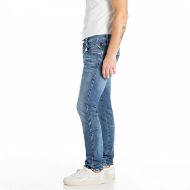 Picture of REPLAY MEN'S ANBASS SLIM-FIT JEANS 11.5 OZ HYPERFLEX STRETCH DENIM IN MEDIUM BLUE 4