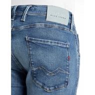 Picture of REPLAY MEN'S ANBASS SLIM-FIT JEANS 11.5 OZ HYPERFLEX STRETCH DENIM IN MEDIUM BLUE 8