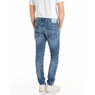 Picture of REPLAY MEN'S ANBASS SLIM-FIT JEANS 11.5 OZ HYPERFLEX STRETCH DENIM IN MEDIUM BLUE 3