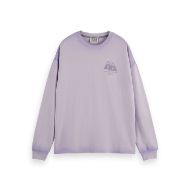 Снимка на SCOTCH&SODA MEN'S WASH/ GD ARTWORK SWEATSHIRT IN PURPLE 1