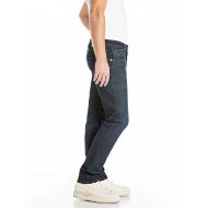 Picture of REPLAY MEN'S ANBASS SLIM-FIT JEANS 10.5 OZ DARK INDIGO SUPER STRETCH DENIM IN DARK BLUE 2