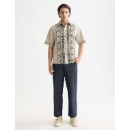 Снимка на SCOTCH&SODA MEN'S OTIS - COTTON LINEN TWILL RELAXED STRAIGHT FIT CHINO IN NAVY 7