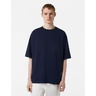 Picture of SCOTCH&SODA MEN'S CORE - 3 CROSSES LOOSE FIT POCKET T-SHIRT IN NIGHT 3