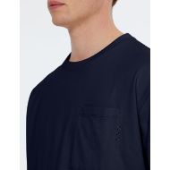 Picture of SCOTCH&SODA MEN'S CORE - 3 CROSSES LOOSE FIT POCKET T-SHIRT IN NIGHT 4