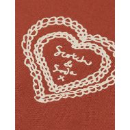 Снимка на SCOTCH&SODA WOMEN'S CHEST ARTWORK REGULAR FIT T-SHIRT IN KETCHUP 3