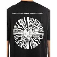 Picture of REPLAY MEN'S COTTON T-SHIRT WITH REPLAY RECORDS PRINTS IN BLACK 3