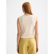 Снимка на SCOTCH&SODA WOMEN'S BOW CLOSURE STRUCTURED TANK IN EGGNOG 5