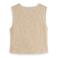 Снимка на SCOTCH&SODA WOMEN'S BOW CLOSURE STRUCTURED TANK IN EGGNOG 2