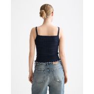 Снимка на SCOTCH&SODA WOMEN'S POINTELLE KNITTED TANK IN SKY CAPTAIN 5