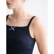 Снимка на SCOTCH&SODA WOMEN'S POINTELLE KNITTED TANK IN SKY CAPTAIN 6