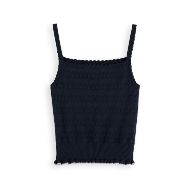 Снимка на SCOTCH&SODA WOMEN'S POINTELLE KNITTED TANK IN SKY CAPTAIN 2