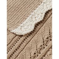 Снимка на SCOTCH&SODA WOMEN'S POINTELLE COLLARED KNITTED POLO IN PLAZA TAUPE 3