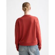 Снимка на SCOTCH&SODA WOMEN'S REGULAR FIT CHEST ARTWORK SWEATER IN RED 5