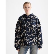 Снимка на SCOTCH&SODA WOMEN'S ALL OVER PRINTED HOODIE IN RIBBON NAVY AOP 4