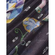 Снимка на SCOTCH&SODA WOMEN'S GATHERED MAXI DRESS IN BLACK MOUNTAIN 3