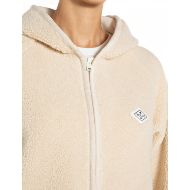 Снимка на REPLAY WOMEN'S HOODED FAUX SHEARLING JACKET IN WINTER WHITE 5