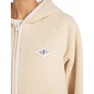 Снимка на REPLAY WOMEN'S HOODED FAUX SHEARLING JACKET IN WINTER WHITE 3