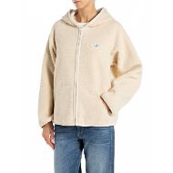 Снимка на REPLAY WOMEN'S HOODED FAUX SHEARLING JACKET IN WINTER WHITE 1