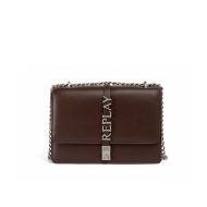 Снимка на REPLAY ДАМСКА ЧАНТА ЗА РАМО CROSSBODY BAG WITH BELT WITH LETTERING В КАФЯВО 1