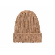 Picture of REPLAY WOMEN'S MIX ACRYLIC BEANIE IN TANNIN 2
