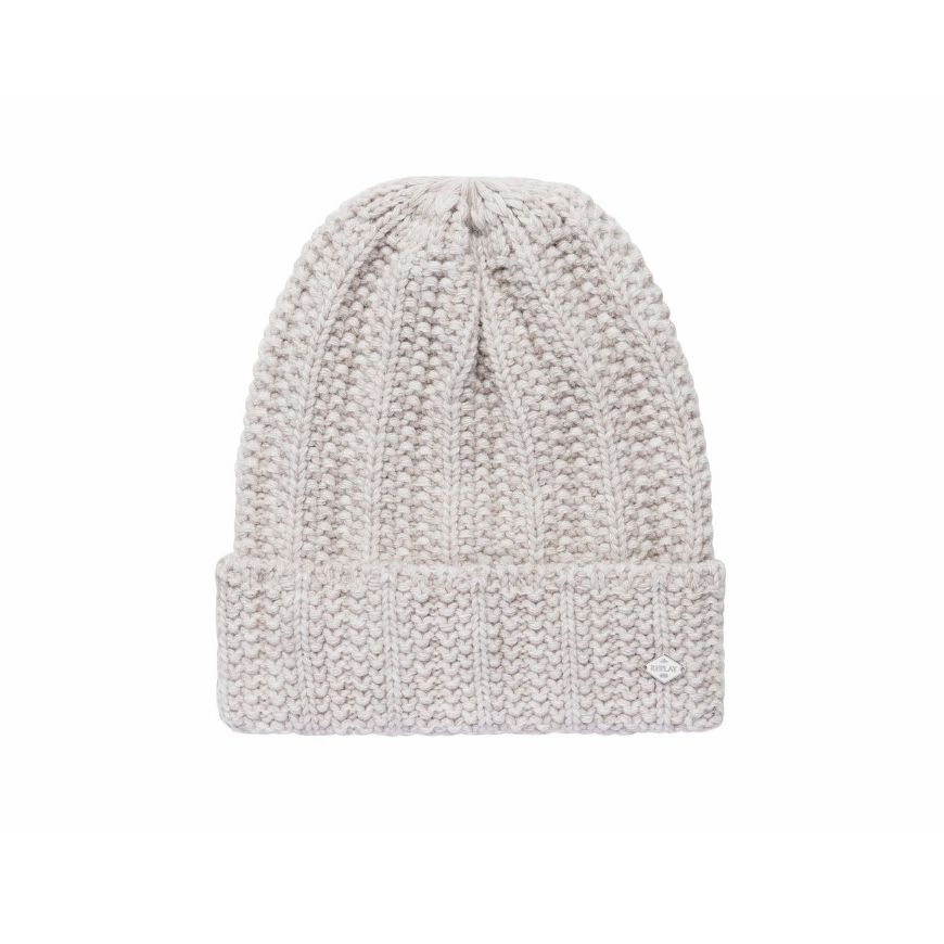 Picture of REPLAY WOMEN'S MIX ACRYLIC BEANIE IN DIRTY WHITE