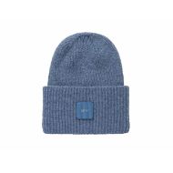 Picture of REPLAY WOMEN'S KNITTED BEANIE WITH TURN-UP IN BLUESTEEL 1