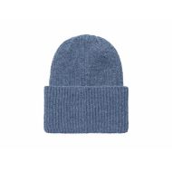 Picture of REPLAY WOMEN'S KNITTED BEANIE WITH TURN-UP IN BLUESTEEL 2
