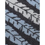 Снимка на SCOTCH&SODA WOMEN'S LUREX JACQUARD KNITTED TEE IN CHARCOAL ART 3