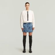 Picture of G-STAR WOMEN'S MINI CARGO SKIRT IN FADED BLUE STAR 5