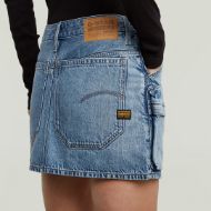 Picture of G-STAR WOMEN'S MINI CARGO SKIRT IN FADED BLUE STAR 4