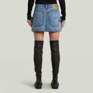 Picture of G-STAR WOMEN'S MINI CARGO SKIRT IN FADED BLUE STAR 2